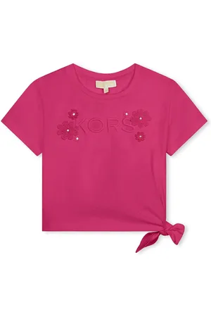 Michael Kors Logo-embroidered cotton T-shirt