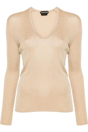 Tom Ford Ribbed V-neck jumper