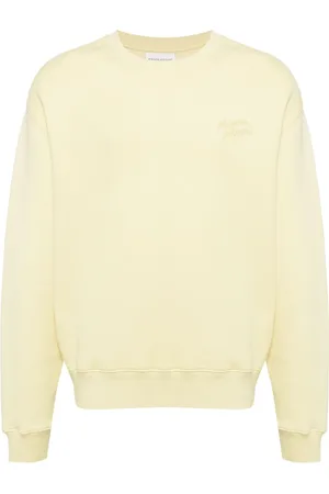 Maison Kitsuné Logo-embroidered cotton sweatshirt