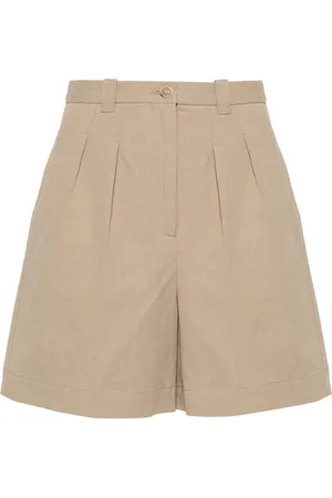 A.P.C. Poplin cotton-blend shorts