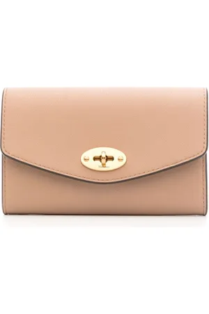 Mulberry Tree Micro Classic Grain Leather Trifold Purse, Poplin Blue at  John Lewis & Partners