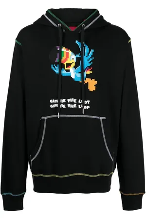 MOSTLY HEARD RARELY SEEN Give Me The Loop graphic-print cotton hoodie