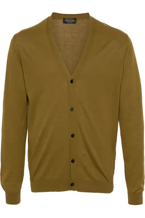 Roberto Collina Button-up fine-knit cardigan