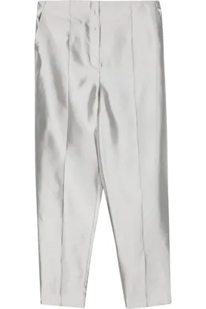THEORY Tapered cropped trousers