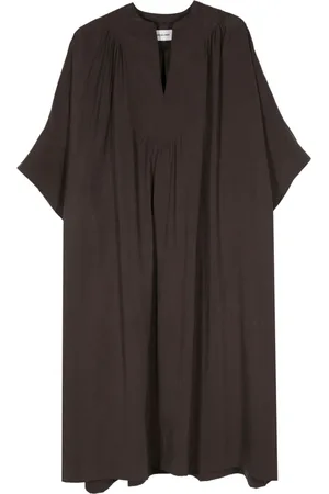 YVES SALOMON Pleat-detail dress