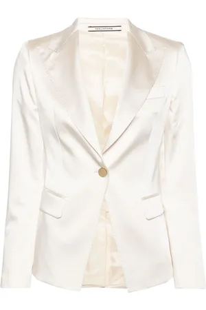 TAGLIATORE Satin single-breasted blazer