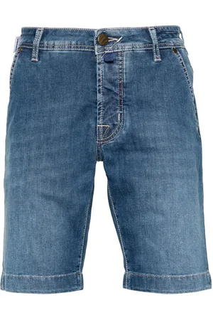 Jacob Cohen Logo-patch denim shorts
