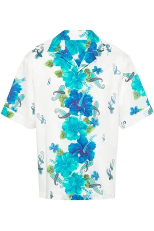 Etro Floral-print cotton shirt