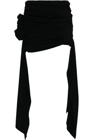MAGDA BUTRYM Draped asymmetric mini skirt