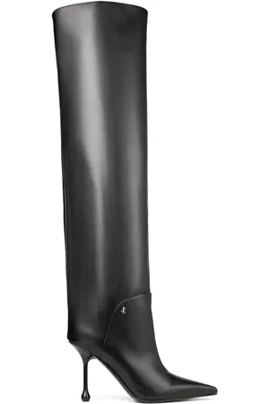 Jimmy Choo Cycas 95mm knee-high leather boots