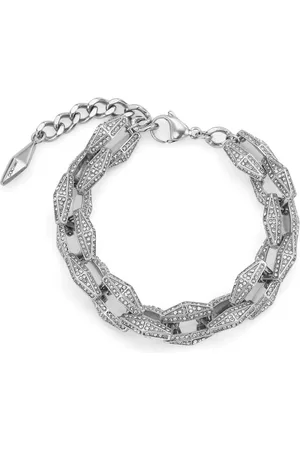 Jimmy Choo Diamond Chain crystal-embellished bracelet