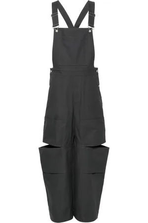 Gucci Logo-appliqué cotton dungarees