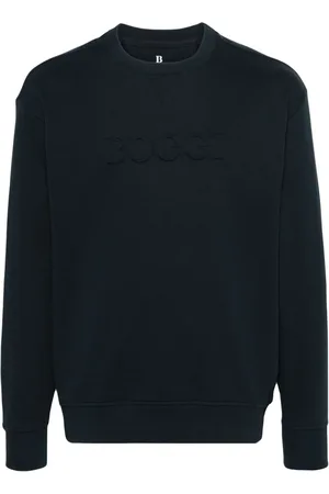 Boggi Milano Logo-embossed cotton sweatshirt
