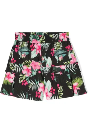 MONNALISA Floral-print cargo shorts