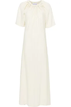 Viktor & Rolf Gathered-neckline crepe maxi dress