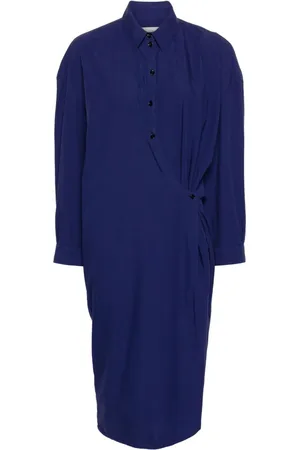 LEMAIRE Asymmetric cotton shirtdress