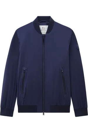 Woolrich Logo-appliqué bomber jacket