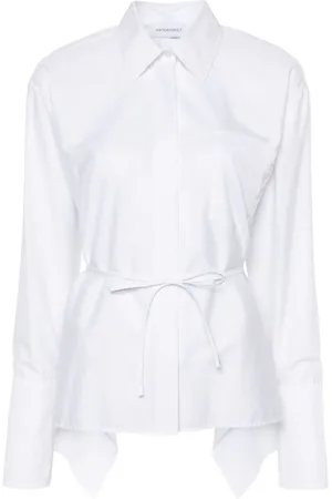 Viktor & Rolf Volant open back tied shirt
