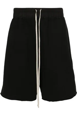 Rick Owens Trucker drop-crotch track shorts