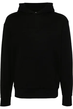 Boggi Milano Logo-embossed cotton hoodie