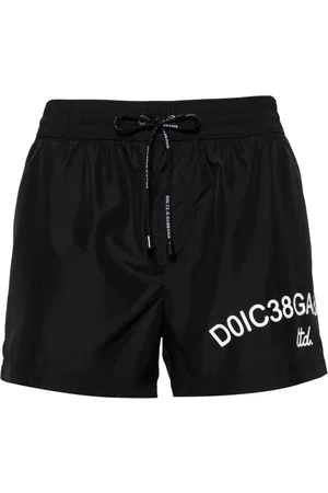 Dolce & Gabbana Logo-print drawstring swim shorts