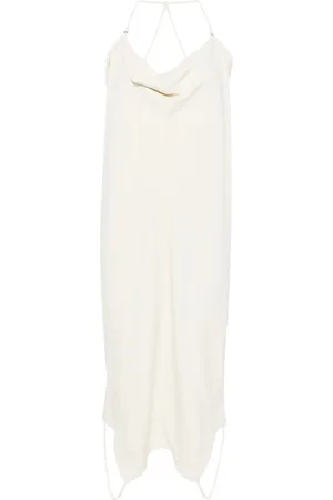 Viktor & Rolf Upside-down crepe slip dress