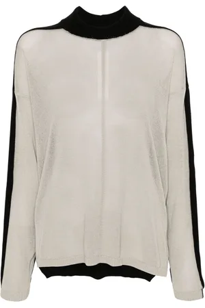Rick Owens Two-toned fine-knit jumper