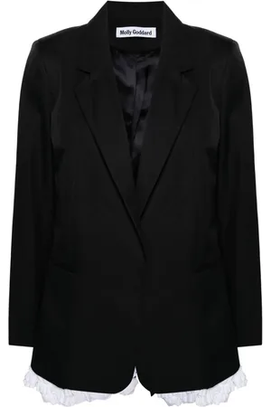 Molly Goddard Bibi single-breasted blazer