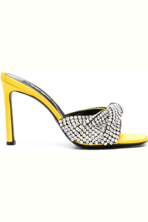 Sergio Rossi Evangelie 95mm crystal-embellished mules