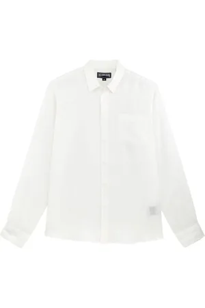 Vilebrequin Logo-embroidered linen shirt