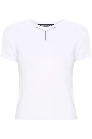 Y / PROJECT Logo-appliqué T-shirt