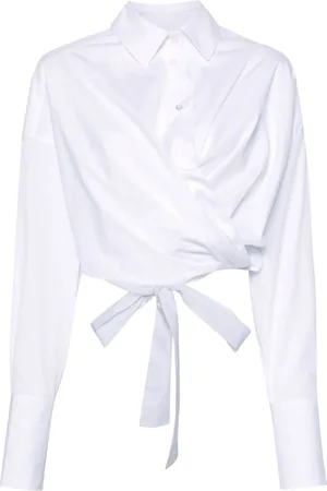 Viktor & Rolf Cropped wrap shirt