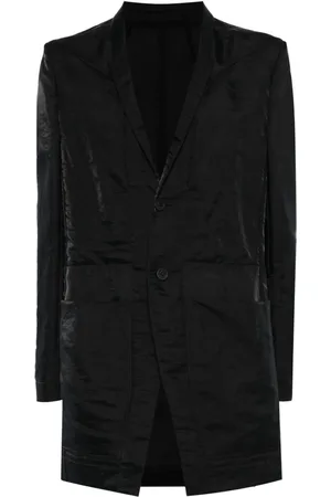Rick Owens Silk-blend single-breasted blazer