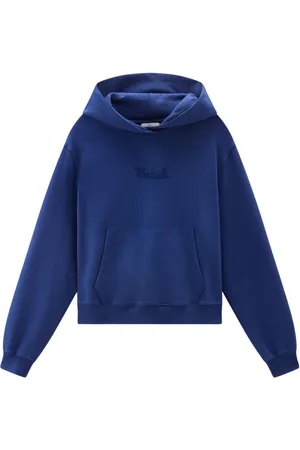 Woolrich Logo-embroidered cotton hoodie
