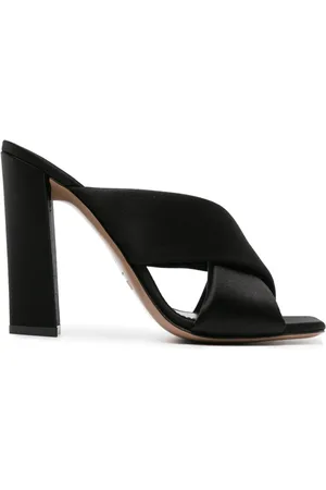PARIS TEXAS Dafne 110mm satin mules