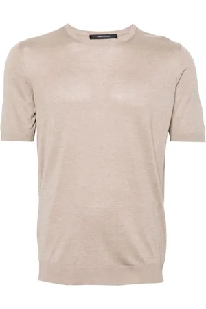 TAGLIATORE Short-sleeves fine-knit jumper