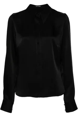 Styland Button-up satin shirt