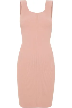 Serafini Fine-ribbed mini dress
