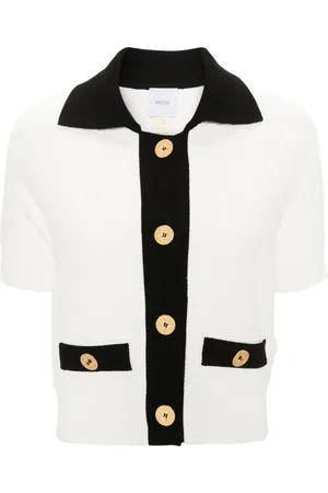 Patou 3D-knit cropped cardigan