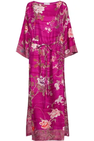 PIERRE-LOUIS MASCIA Aloe drawstring-waist maxi dress