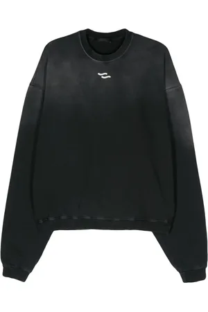 SSHEENA Slogan-print cotton sweatshirt