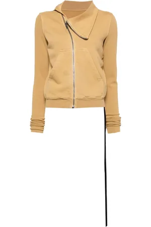 Rick Owens Zip-up cotton sweatshirt