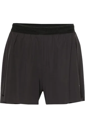 ROA Side-slit logo-print running shorts