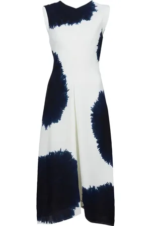 Proenza Schouler Ella Dress In Printed Viscose Crepe