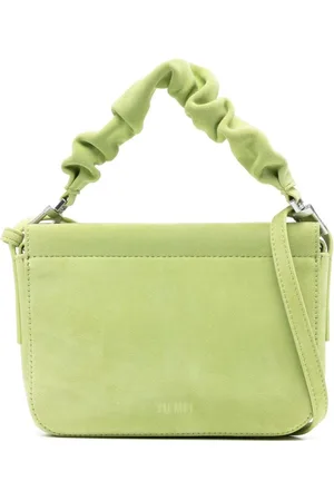 Yu Mei Scrunchie Vi suede crossbody bag