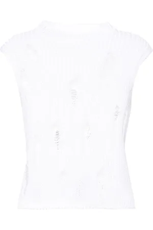 Gauchere Distressed cotton vest