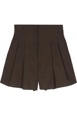 Serafini Pleated tailored shorts