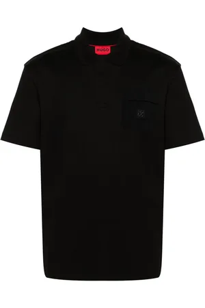 HUGO BOSS Appliqué-logo cotton polo shirt