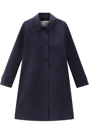 Woolrich Single-breasted cotton coat