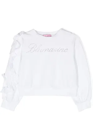 MISS BLUMARINE Rhinestone-embellished sweatshirt